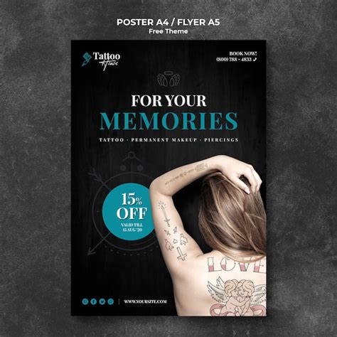 poster tattoo|390,000+ Tattoo Poster Templates 